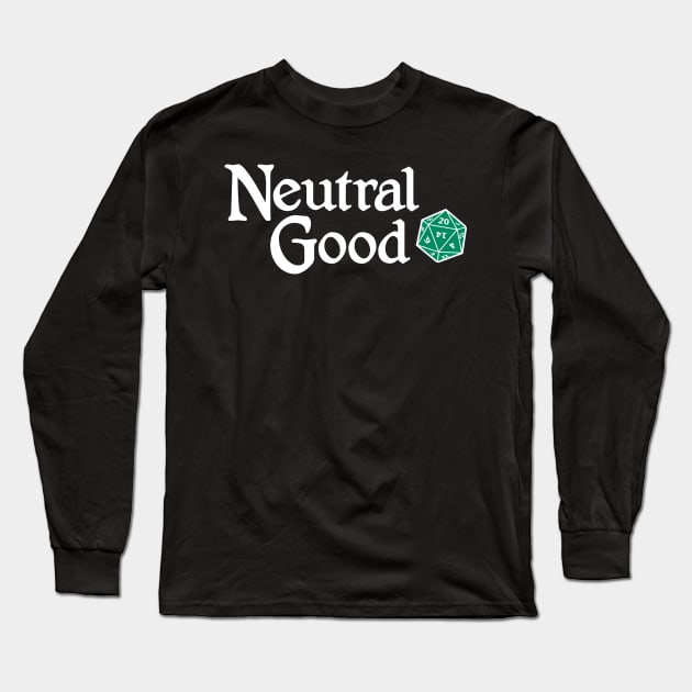 Neutral Good Long Sleeve T-Shirt by machmigo